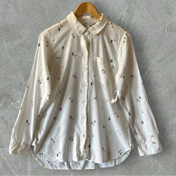 🎉5 for $40 🎉NWT Old Navy Shirt Top Women Size M - Picture 1 of 9